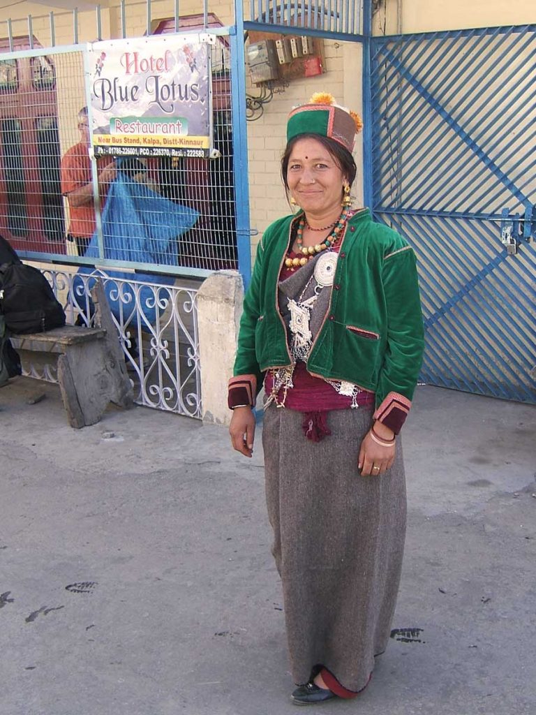 Kinnaur-woman-Blue-Lotus