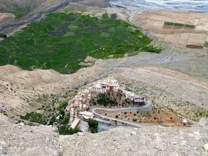 Ki Gompa viewed from above